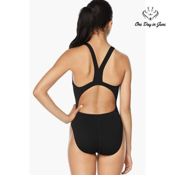 Speedo Endurance+ Super Pro Solid One Piece Swimsuit Size 8 (34) - Picture 2 of 4